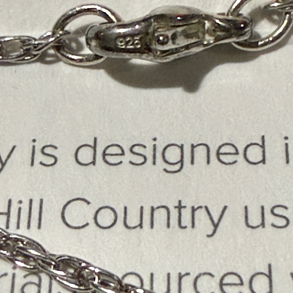 James Avery Retired Hearts and Flowers Sterling Silver Necklace EUC - Picture 4 of 10